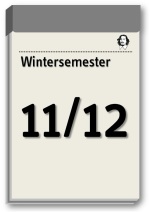 Aktivitäten des IGES im Wintersemster 2011/2012 Kalender WiSe 1112