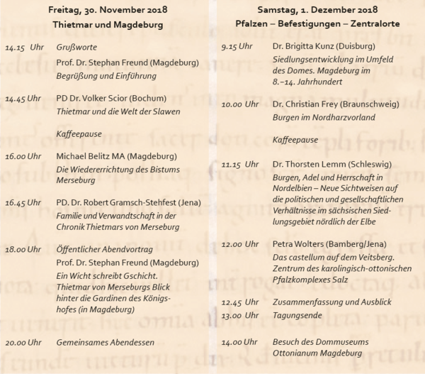 Programm PFAK 2018