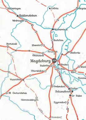 Straßennetze Magdeburg